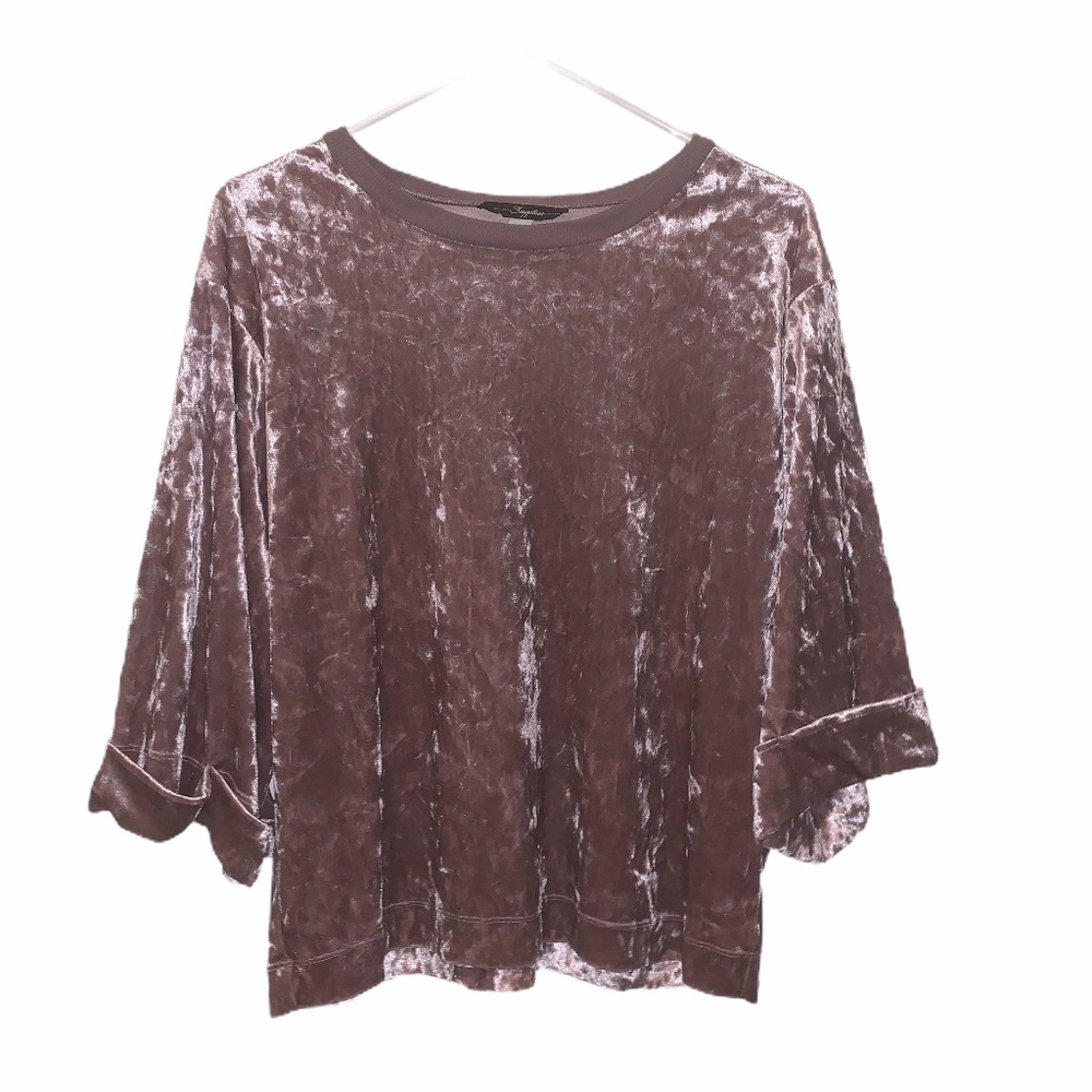 Supplies Women's Light-Plum Casual Small Top
